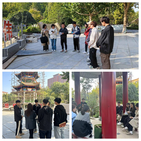 best365体育官网登录入口古亭施工工艺学习- 艺术学院环境设计专业学生感受传统建筑魅力（二）